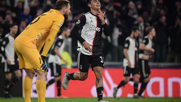 Juventus venció al Atlético de Madrid por 1-0 con golazo de Paulo Dybala en el marco de la Champions League. (Foto: AFP / Marco Bertorello)