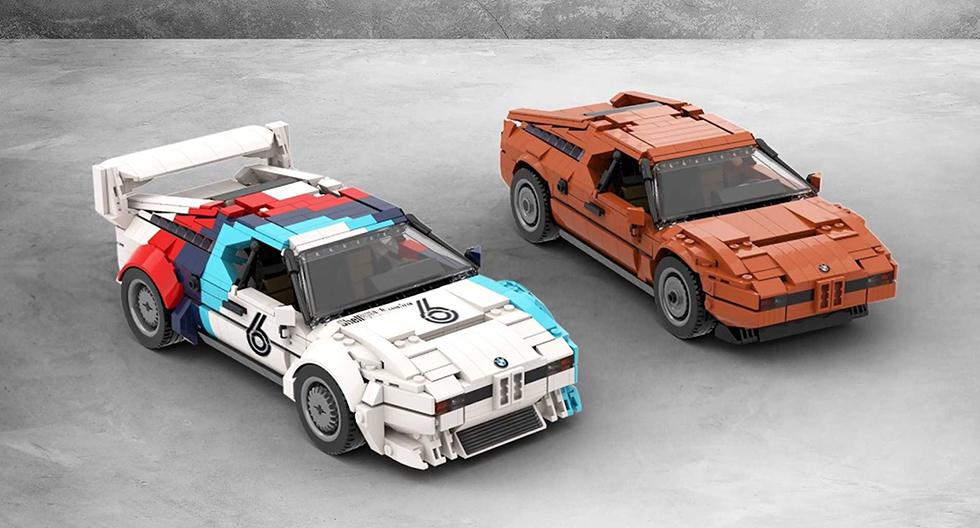El BMW M1 fue un deportivo alemán cuya producción se extendió de 1978 a 1981. Pronto podría llegar en una versión para Lego. (Fotos: Lego).