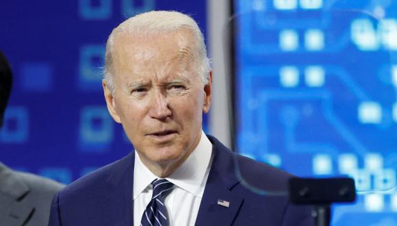 El presidente de los Estados Unidos, Joe Biden en Pyeongtaek, Corea del Sur.