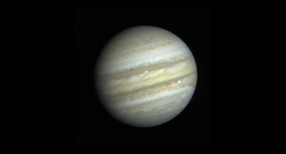 Primer close-up de Júpiter desde el Voyager 1 en 1979. (Foto: NASA)