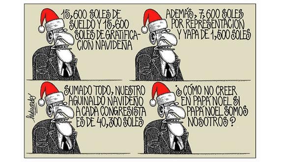 “Somos Papá Noel”. Heduardicidios. Viñeta de Heduardo publicada el 01-12-2017.