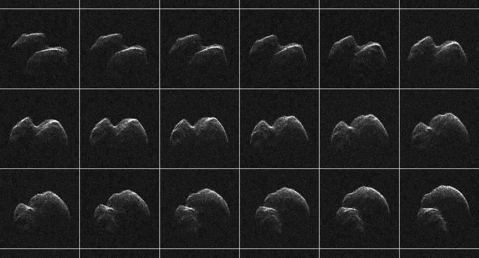 Asteroide &#039;pato de goma&#039;. (Foto: NASA)