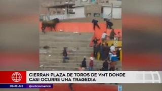 Villa María del Triunfo: clausuran plaza de toros donde mujer quedó herida | VIDEO  