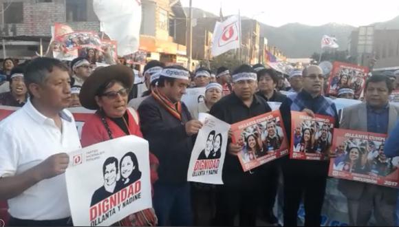 Simpatizantes de Ollanta Humala y Nadine Heredia realizarán vigilias en los penales de Barbadillo y Vírgen de Fátima. (Foto: Partido Nacionalista)