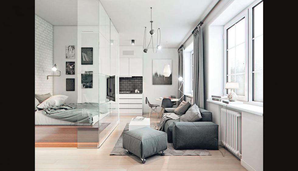 Decoración | En 32 m2: un lindo departamento para vivir en pareja