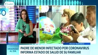 Coronavirus en Perú: padre de menor infectado habla sobre la situación de su familia