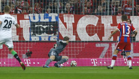 Neuer también falla: ‘blooper’ y gol del Mönchengladbach