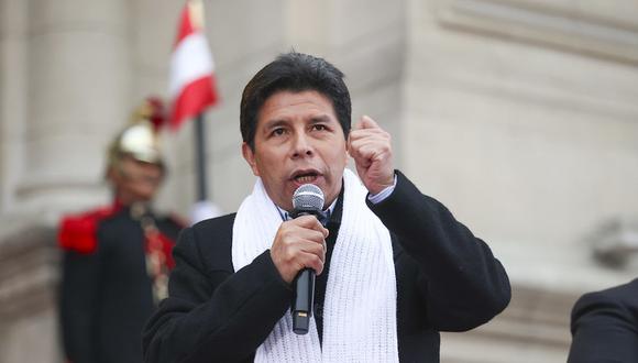 Pedro Castillo acudió a la fiscalía de la Nación que lo citó por dos de las seis investigaciones en su contra (Foto: Presidencia).