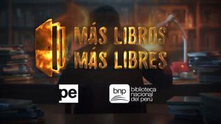 “Más libros, más libres”: Biblioteca Nacional del Perú impulsa campaña para fomentar la lectura