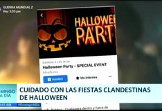 COVID-19: Advierten sobre el peligro de acudir a fiestas clandestinas en Halloween