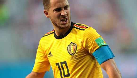 Eden Hazard anotó el gol número 16 de Bélgica en el Mundial y esto hizo que una empresa de dicho país reintegre miles de televisores. (Foto: AFP)