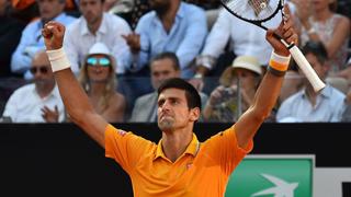 Djokovic ganó el Masters de Roma tras derrotar a Federer