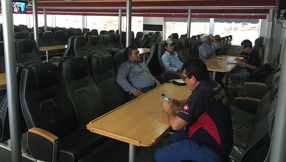 El ferry contar&aacute; con asientos-cama, televisi&oacute;n, mesas y oficinas administrativas. (Foto: Daniel Carbajal)