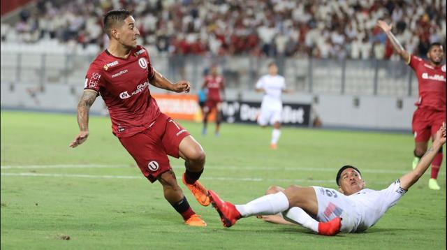 Alejandro Hohberg marcó el gol del empate para Universitario sobre la San Martín en el duelo por la fecha 3 de la Liga 1. (Foto: Universitario).