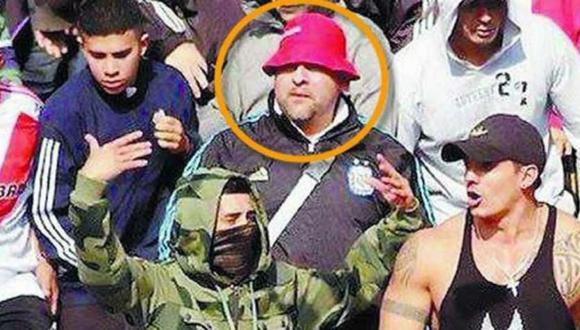 ‘Caverna’ Godoy, líder de la barra de River Plate, señalado de haber sido la cabeza intelectual de los ataques al bus de Boca Juniors. (Foto: La Nación/GDA)