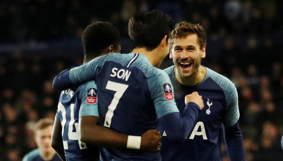 Tottenham vs. Tranmere Rovers: Fernando Llorente marcó tres goles en triunfo de los 'Spurs' por 7-0 en la Copa FA. (Foto: AFP).