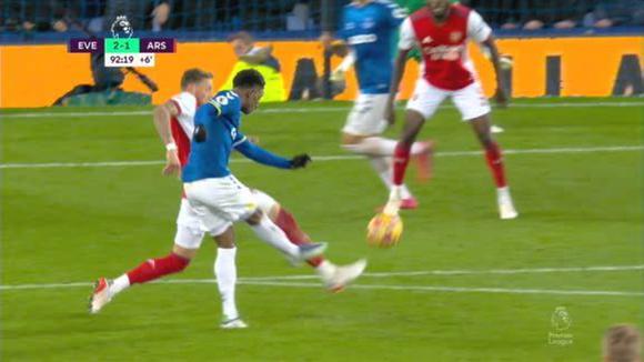 Golazo de Gray para el 2-1 de Everton vs. Arsenal. (Video: Star+)