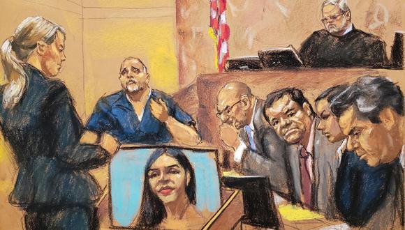 Alex Cifuentes, quien fue mano derecha de El Chapo Guzmán y hoy colabora con el gobierno de Estados Unidos, testificó en el juicio contra el jefe del Cártel de Sinaloa que se lleva adelante en Nueva York. (EFE).