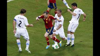 FOTOS: las selecciones de España y Uruguay en su debut en la Copa Confederaciones 2013