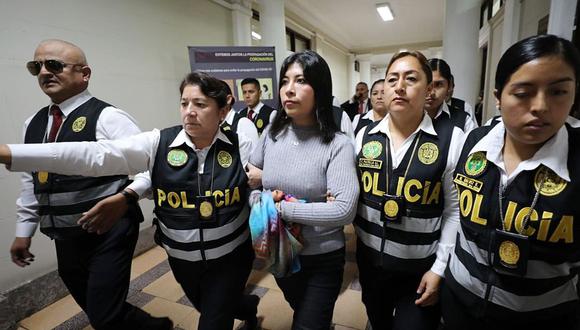 Betssy Chávez cumple 18 meses de prisión preventiva por la investigación del golpe de Estado. (Foto: Difusión)