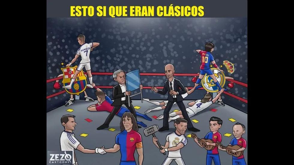 Real Madrid vs. Barcelona, memes.