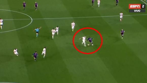 Barcelona vs. Manchester United | Lionel Messi: mira la jugada con la que ridiculizó a Jones e hizo delirar al Camp Nou. (Foto: captura)