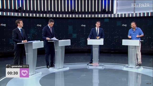 EN VIVO | Inicia debate electoral en España. Imagen: Captura de video