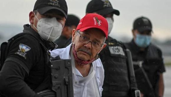 Imagen de archivo | Julio Cesar Macías López, de 77 años, fue arrestado en México en octubre de 2020 y trasladado a Guatemala para enfrentar el juicio en su contra, donde siempre defendió su inocencia. (Foto: JOHAN ORDONEZ/AFP)