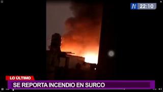 Surco: reportan incendio en vivienda de la zona de Malambito | VIDEO