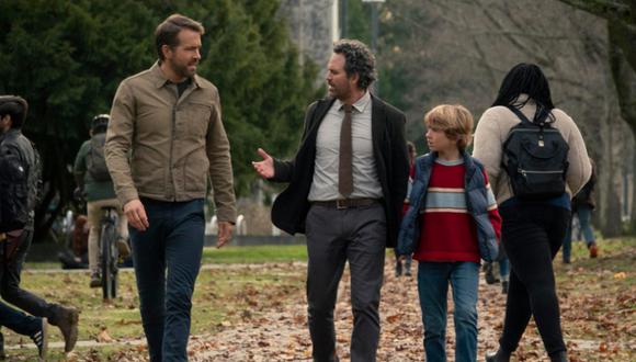 Ryan Reynolds y Mark Ruffalo se unen a Walker Scobell para protagonizar 'El Proyecto Adam'. (Netflix)