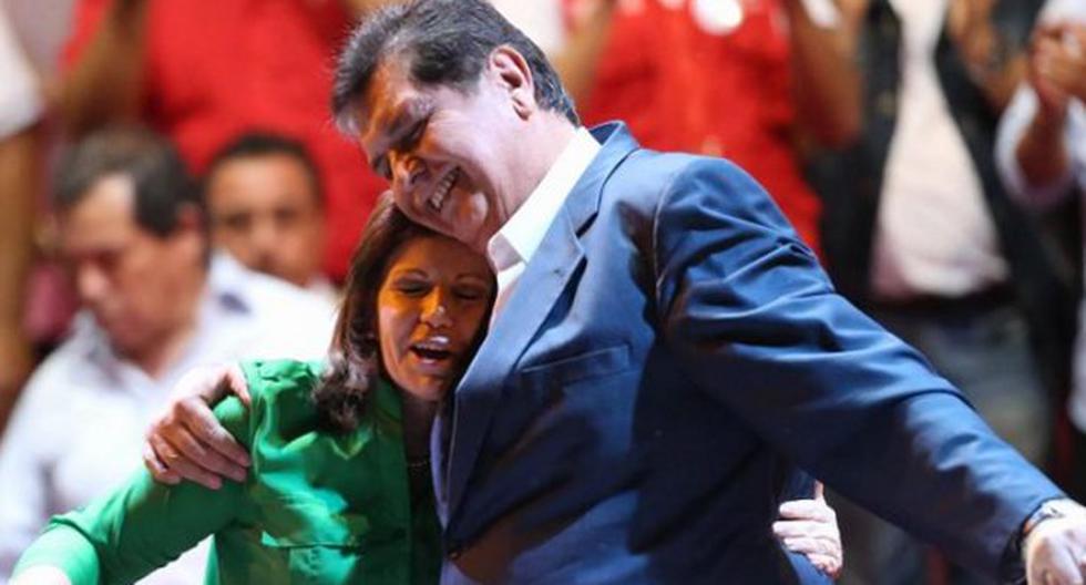 Alan García se despide de Lourdes Flores Nano tras fracaso en las Elecciones 2016. (Foto: peru21.pe)