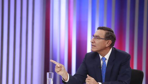 Martín Vizcarra dijo que buscarán "algún mecanismo" ante la falta de vicepresidente cuando la renuncia de Mercedes Araoz se haga oficial. (Foto: Presidencia)