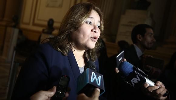 Janet Sánchez indicó que respetarán el debido proceso y el derecho de defensa del congresista denunciado. (Foto: GEC)