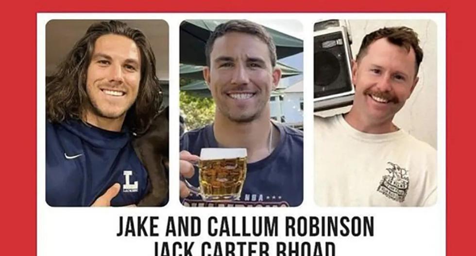 Los surfistas australianos Jake y Callum Robinson y el estadounidense Jack Carter Rhoad fueron asesinados en Baja California, México.
