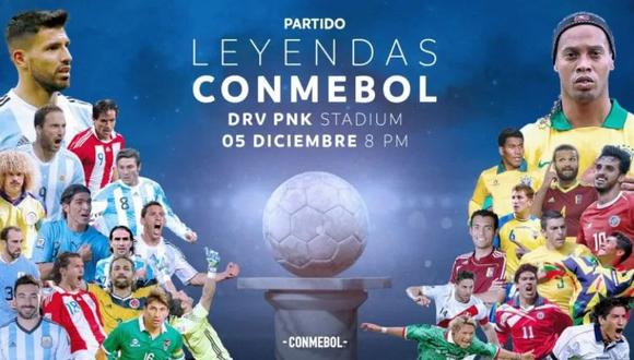 Partido Leyendas Conmebol con Claudio Pizarro: quiénes juegan, cuándo y dónde se juega