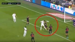 Casemiro salvó al Real Madrid: brasileño marcó el 2-1 ante Sevilla con este cabezazo [VIDEO]
