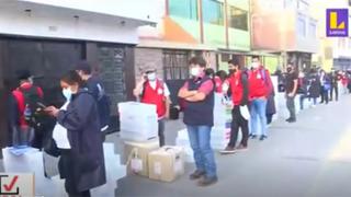 SMP: trabajadores de la ONPE y JNE hacen cola desde anoche para entregar actas en sede de la ODPE | VIDEO