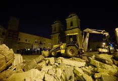 La accidentada demolición de la reja de 145 metros que enfrenta a la congregación franciscana con la Municipalidad de Lima | FOTOS 