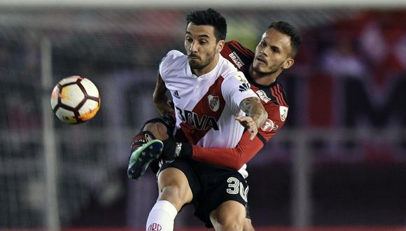 River Plate y Flamengo chocan hoy (7:45 p.m. EN VIVO ONLINE por FOX Sports) en un partidazo por la Copa Libertadores 2018. Ambos ya están clasificados a octavos de final. (Foto: AFP)