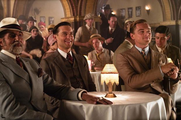 Tobey Maguire and Leonardo DiCaprio in a scene from "The Great Gatsby" from 2013. Photo: Warner Bros.