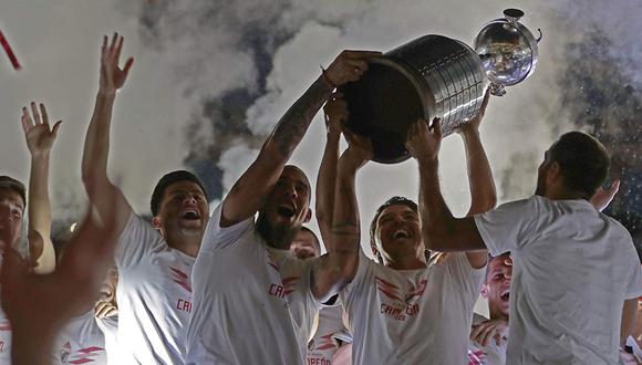 River PLate disputará la Recopa Sudamericana como campeón de la Copa Libertadores. (Foto: AFP)