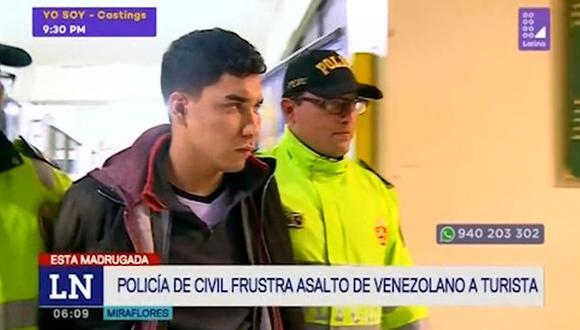 Un ciudadano de nacionalidad venezolana fue detenido. (Captura: Latina)