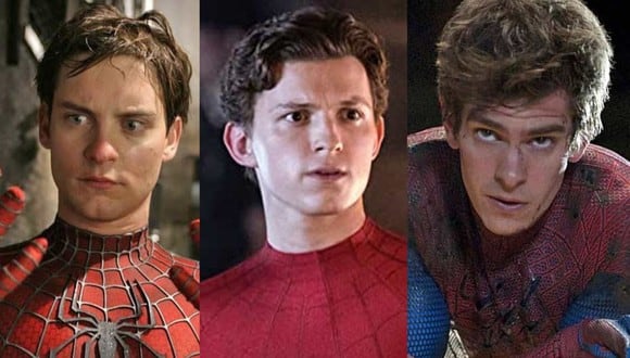Toby Macguire, Tom Holland y Andrew Garfield han interpretado a Spider-Man (Foto: Sony / Marvel)