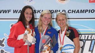Natalia Cuglievan, subcampeona en el Campeonato Mundial de esquí acuático | VIDEO