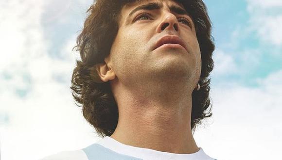 Nazareno Casero es uno de los actores que interpreta al astro del fútbol en "Maradona: Sueño Bendito" (Foto: Amazon Prime Video)
