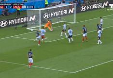Argentina vs. Francia: el gol de Mbappé que puso en ventaja a los galos