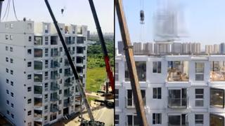China: la impresionante construcción de un edificio de 10 pisos en menos de 29 horas | VIDEO