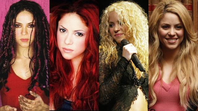 Shakira: cambios de look de la artista a lo largo de su carrera - 1
