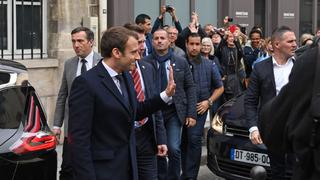 Macron visita y rinde homenaje a las víctimas del Holocausto