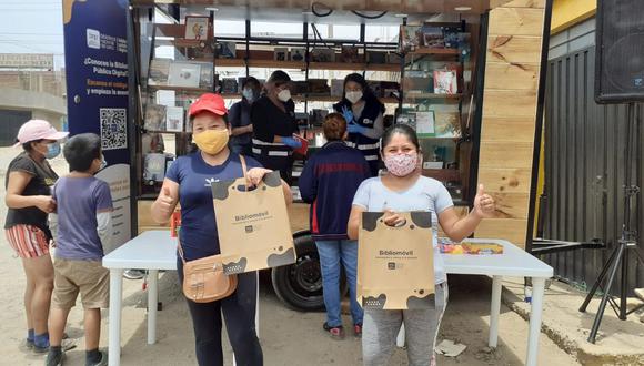 BNP: Bibliomóvil llega a Ancón y Ate para prestar libros a niños y jóvenes. (Foto: BNP).